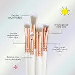 KIT DE BROCHAS SUNSHINE X10 PCS LULA