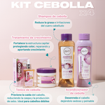 KIT DE CEBOLLA: CRECIMIENTO ACELERADO X4 ANYELUZ