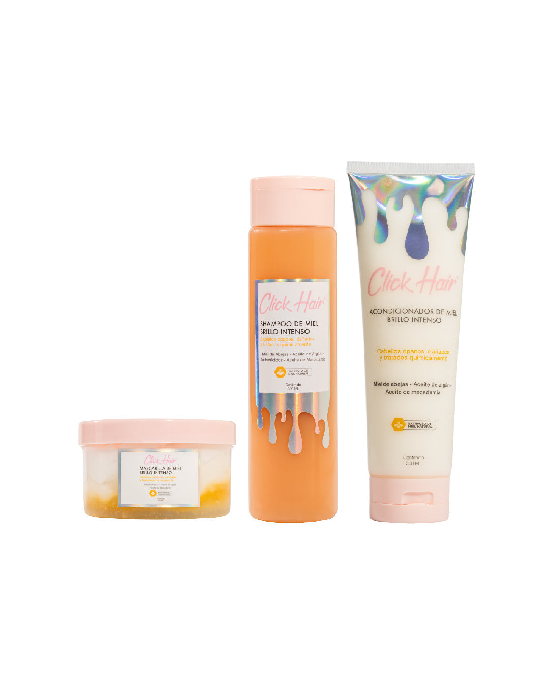 KIT CAPILARMIEL BRILLO INTENSO CLICK HAIR