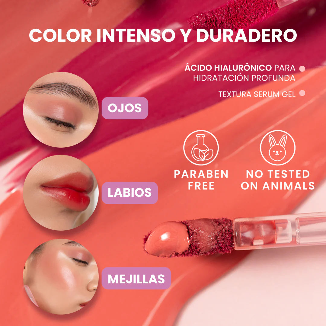 TINTA DE LABIOS LIPPIE CHEEKS 3,5GR MONTOC