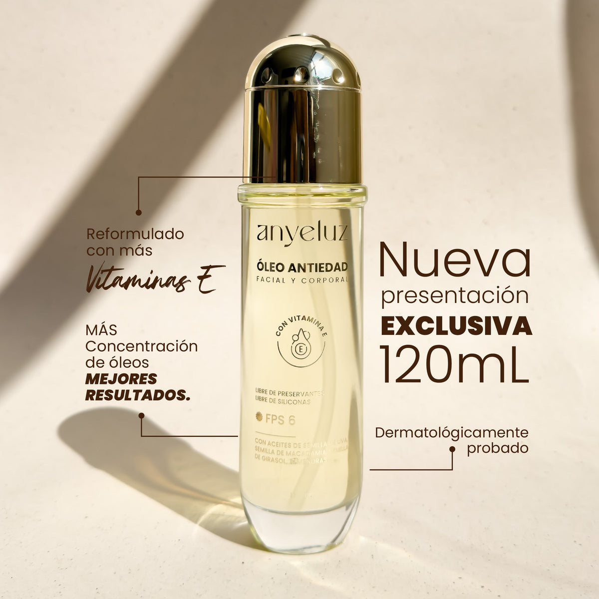 OLEO ANTIEDAD 120ML ANYELUZ