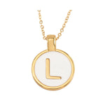 Cadena-de-letra-L-para-mujer-Ave-María-accesorios