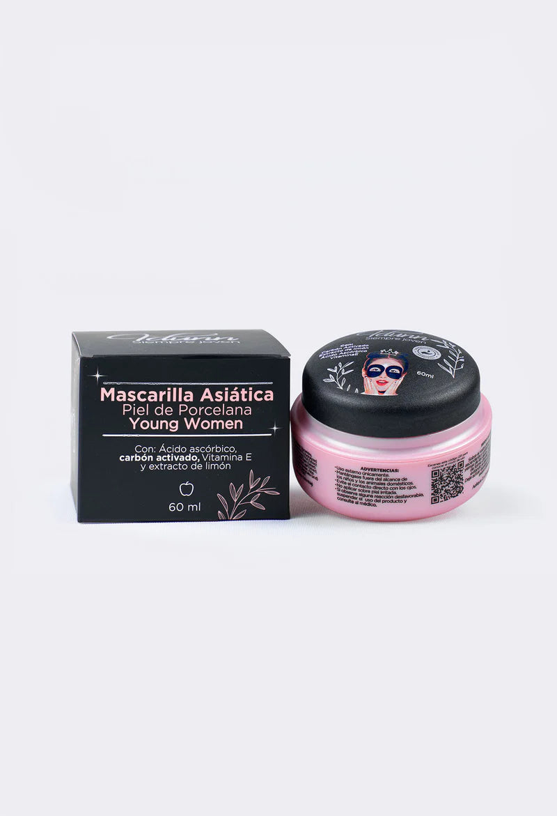 MASCARILLA ASIÁTICA PIEL DE PORCELANA-PIELES JOVENES IDUNN