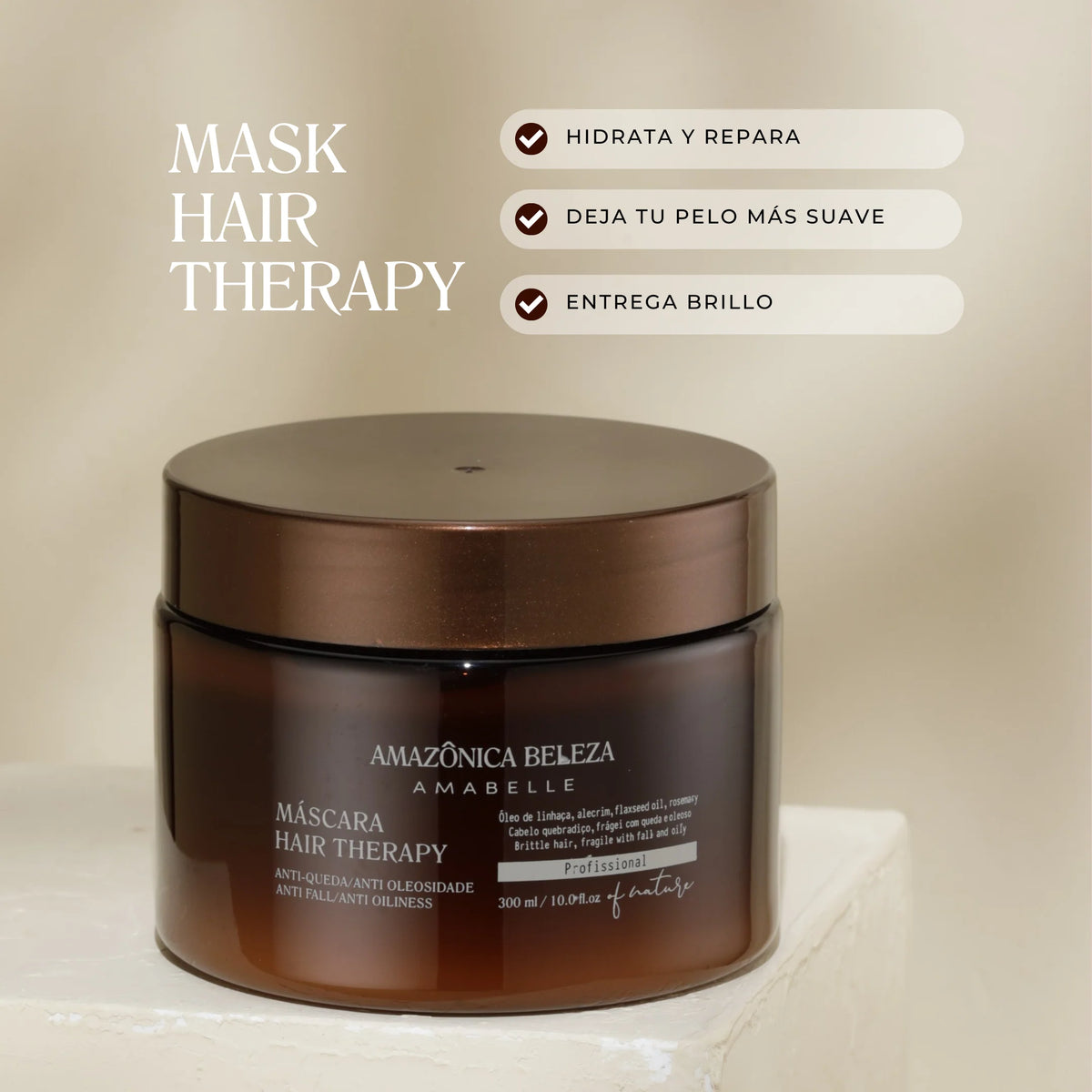 MASCARILLA HAIR THERAPY 300ML AMAZONICA