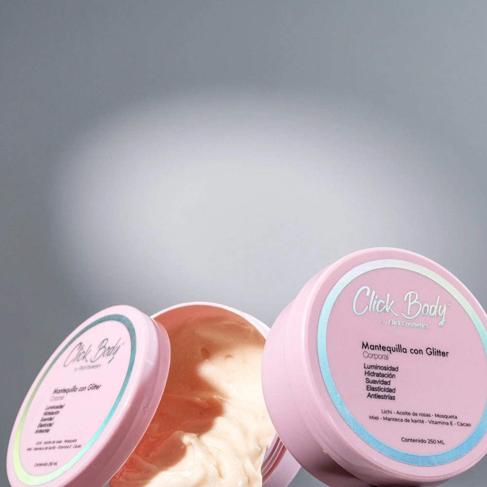 MANTEQUILLA CON GLITTER 250ML CLICK HAIR