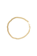 PULSERA CUBANA 17CM MARTINA DORADO