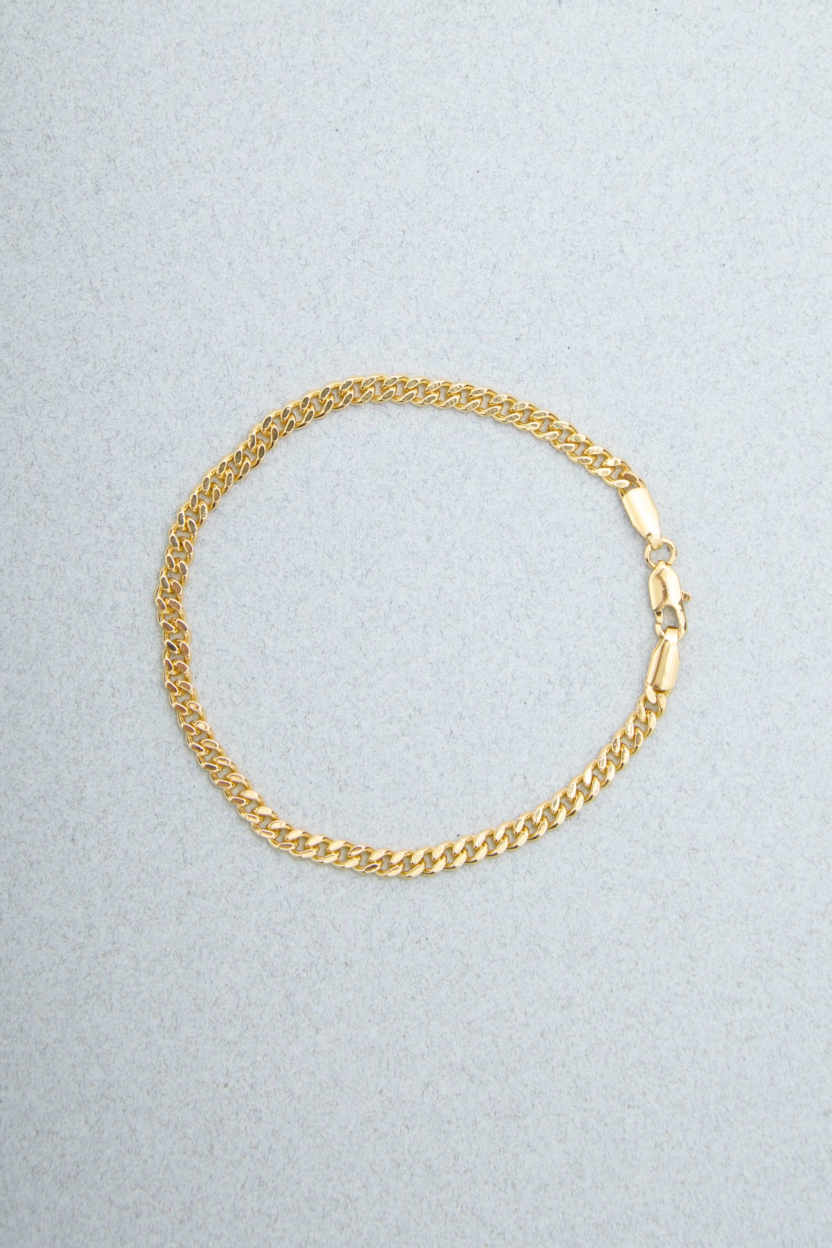 PULSERA CUBANA 17CM MARTINA DORADO