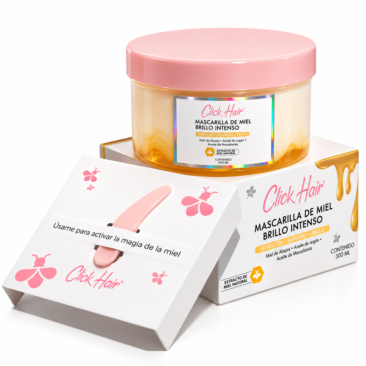 MASCARILLA CON SHOT DE MIEL 300ML CLICK