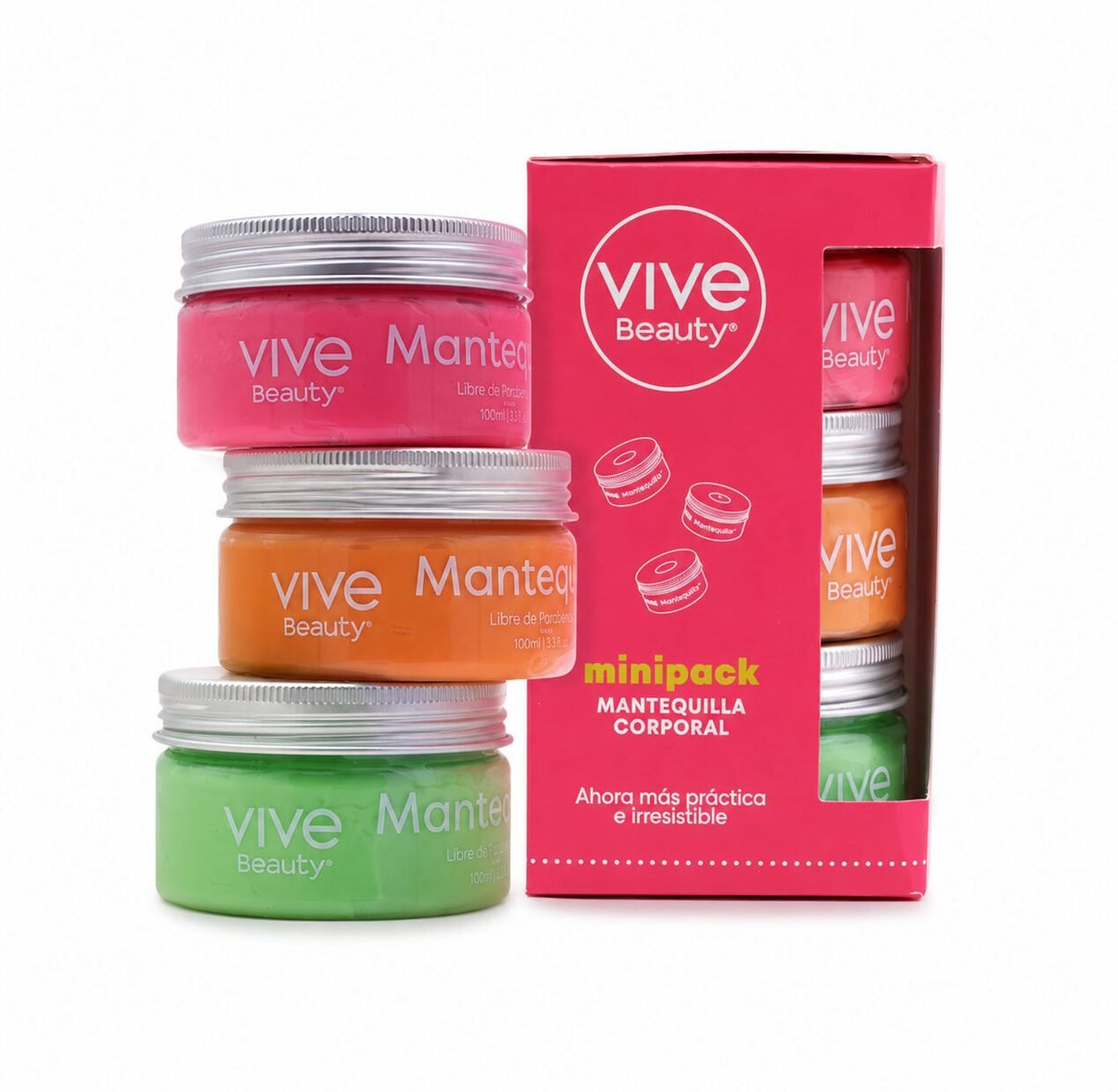 KIT X3 MINI MANTEQUILLA VIVE BEAUTY