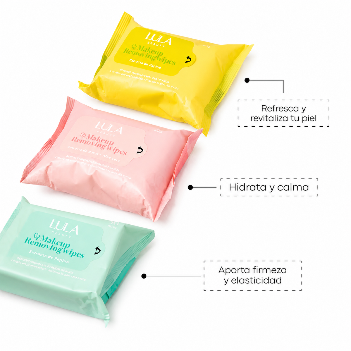 PAÑO FACIAL DESMAQUILLANTE 30 WIPES LULA