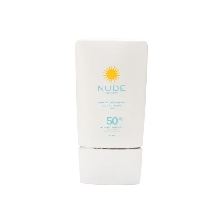PROTECTOR FACIAL SIN COLOR SPF50 50ML NUDE