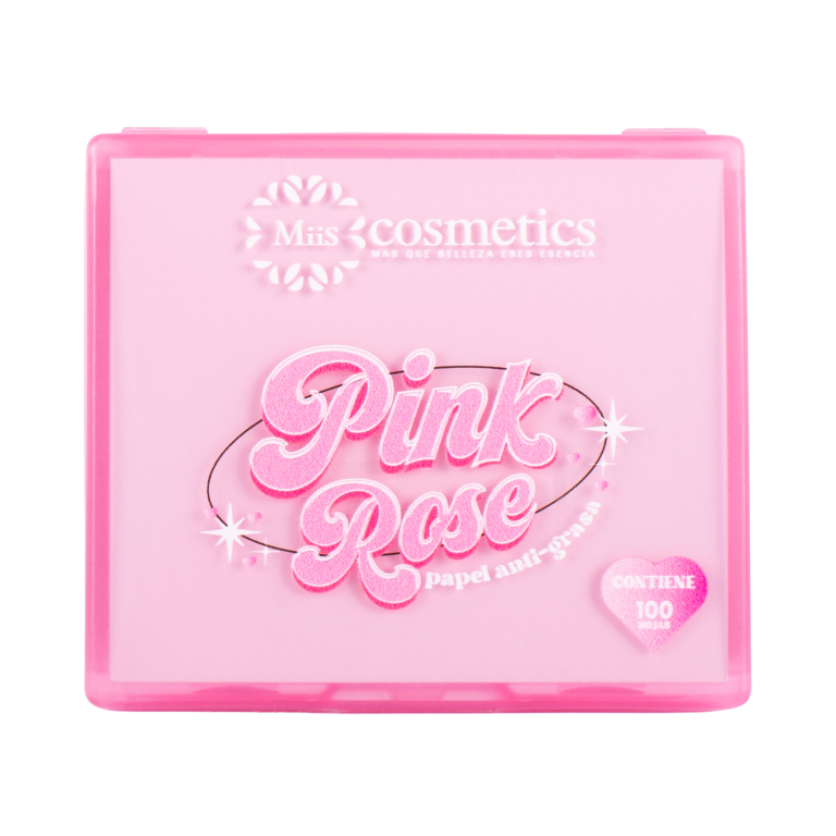 PAPEL ANTIGRASA PINK ROSE X100 MIIS COSMETICS