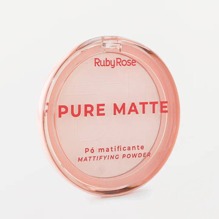 POLVO COMPACTO TRANSLÚCIDO PURE MATTE 6.5G RUBY ROSE