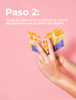 KIT DECOLORANTE DE VELLOS RAYITOS DE SOL