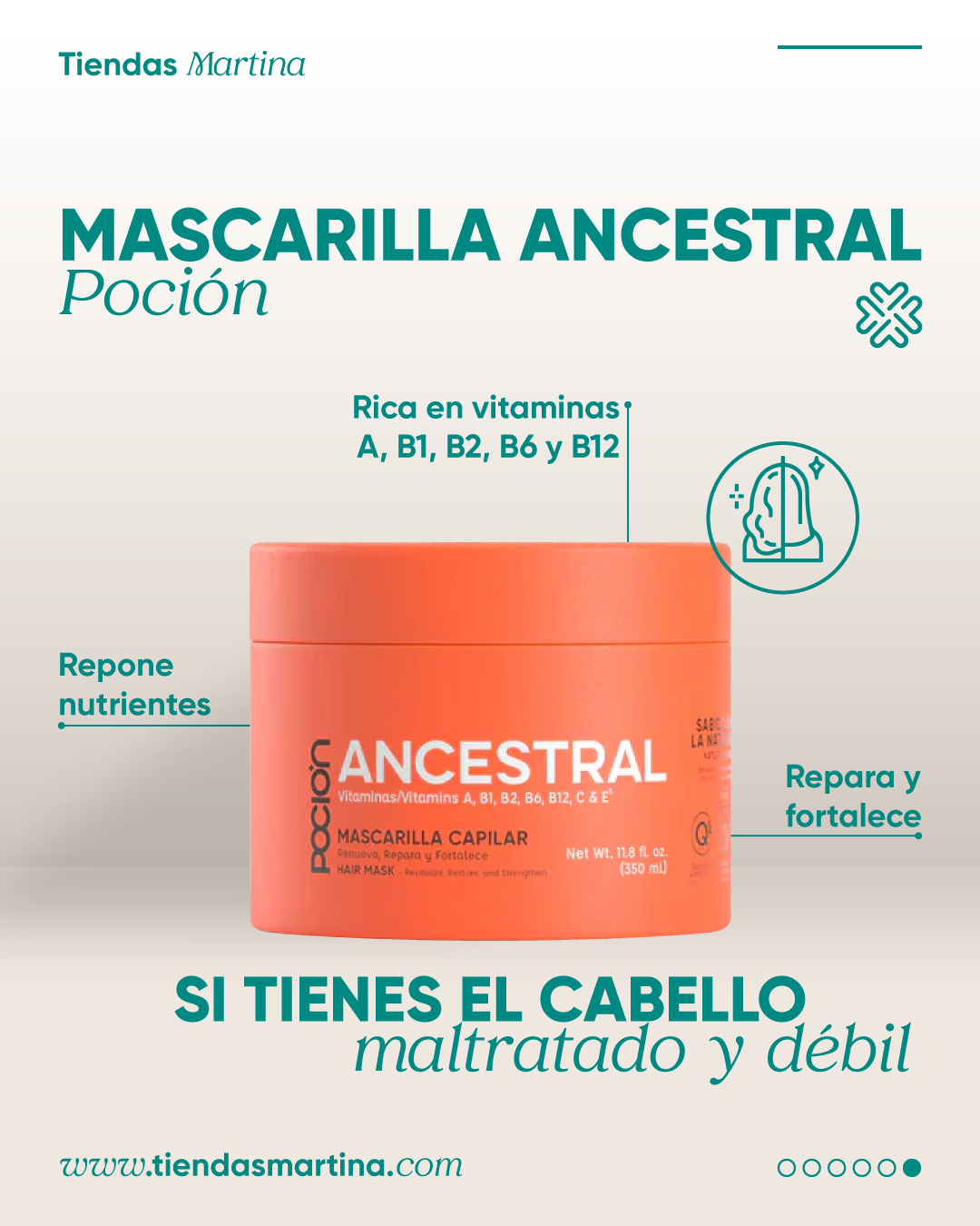 MASCARILLA ANCESTRAL 350ML POCIÓN