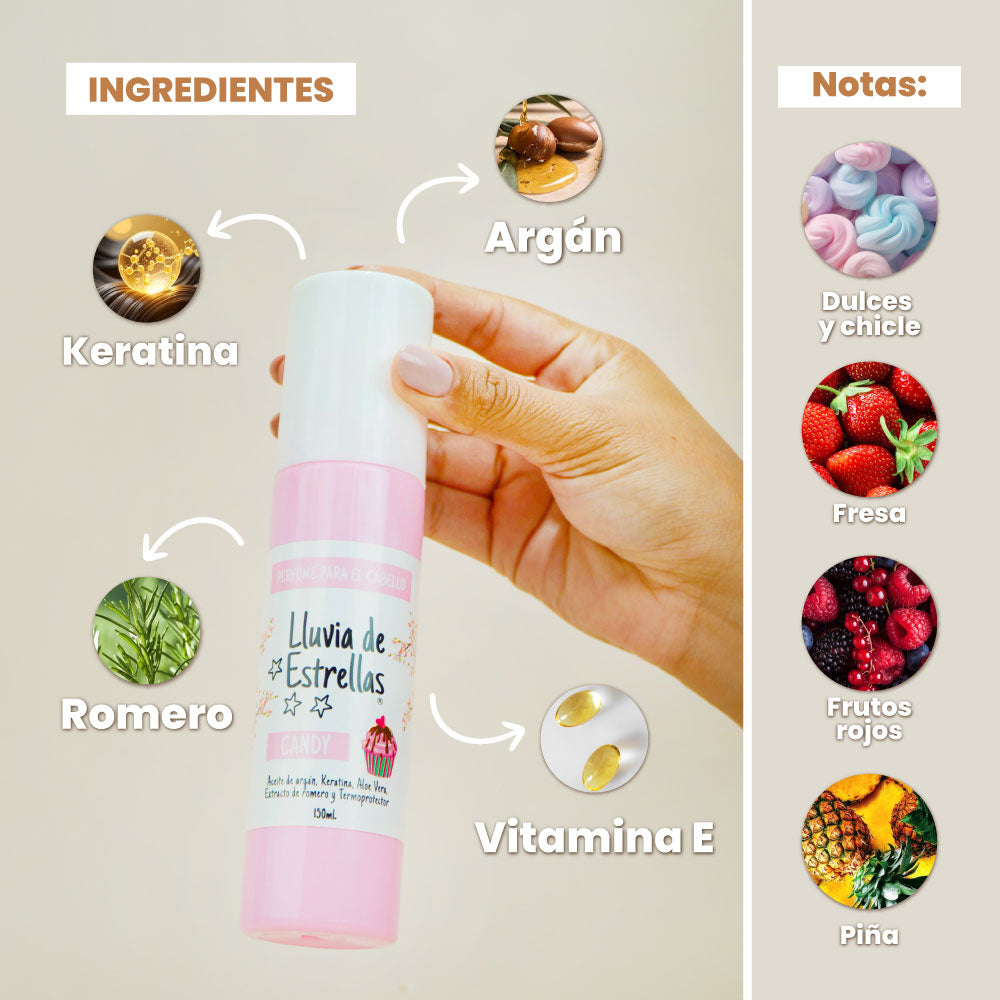 PERFUME CAPILAR 150ML LLUVIA DE ESTRELLA