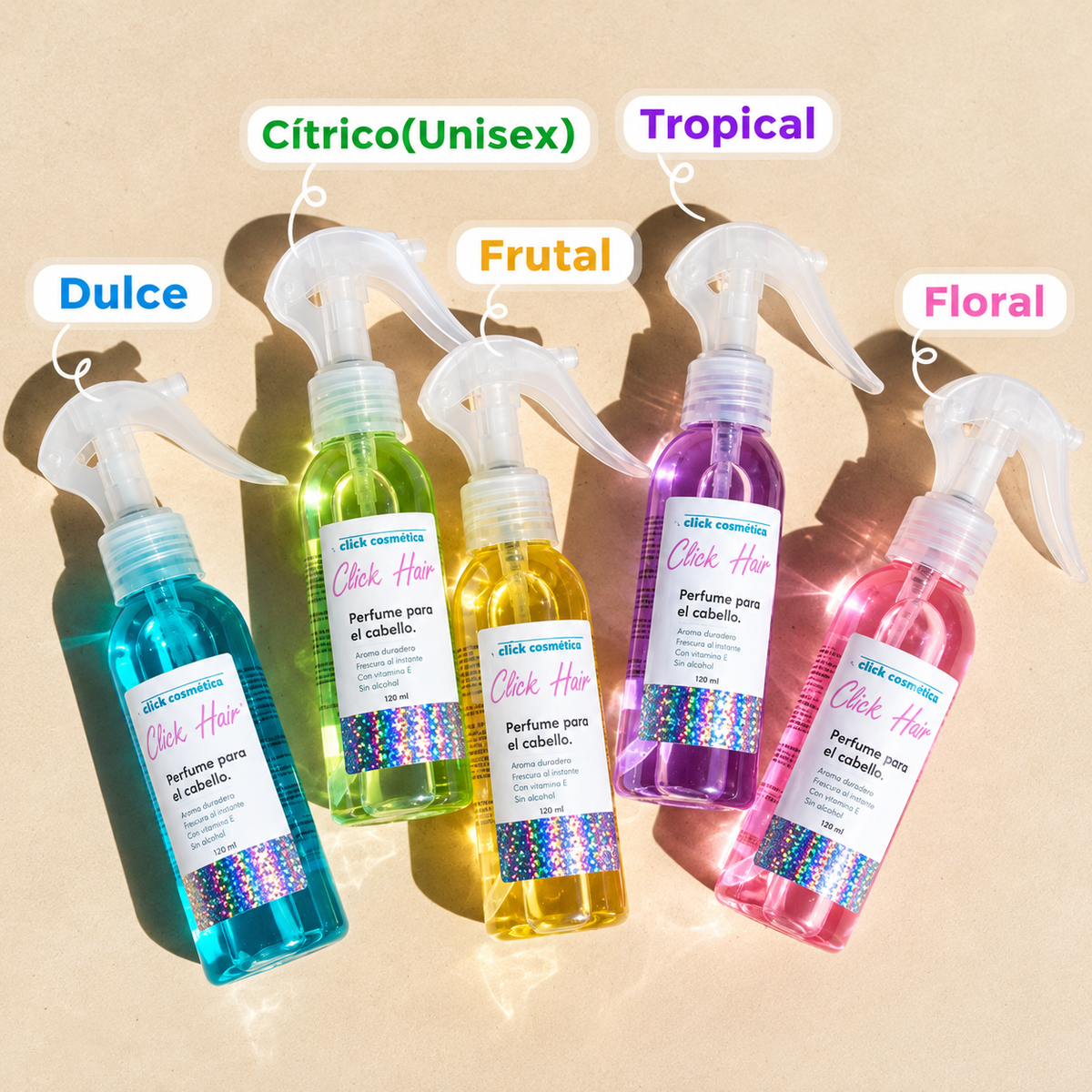 PERFUME PARA EL CABELLO 120ML CLICK HAIR