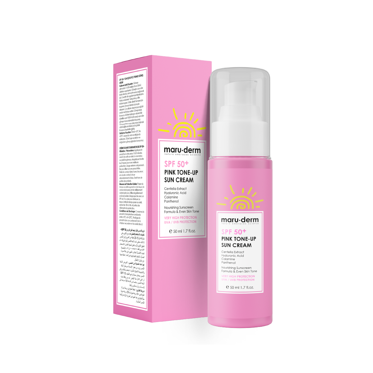 CREMA TONIFICANTE ROSA FPS50+ 50ML MARUDERM