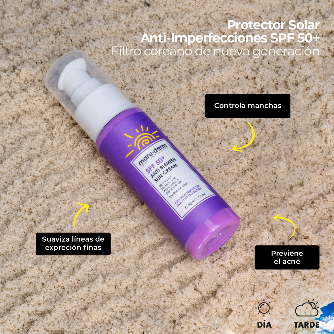 CREMA ANTIM P.SOLAR FPS50+ 50ML MARUDERM