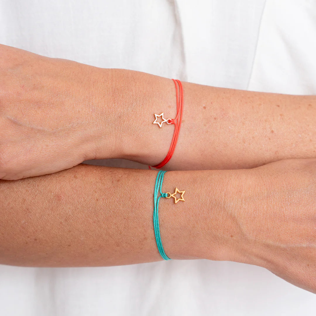 PULSERA HILO ESTRELLAS X2 WISH