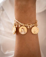 PULSERA ALMA ESPIRITUAL +ARETES AVEMARIA