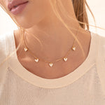 CADENA MULTI CORAZONES AVEMARIA