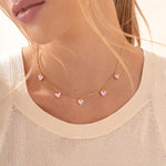 CADENA MULTI CORAZONES AVEMARIA