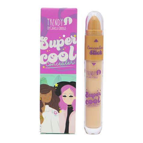 CORRECTOR DE OJERAS DOBLE LÍQUIDO Y BARRA SUPER COOL TRENDY