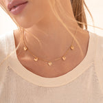 CADENA MULTI CORAZONES AVEMARIA