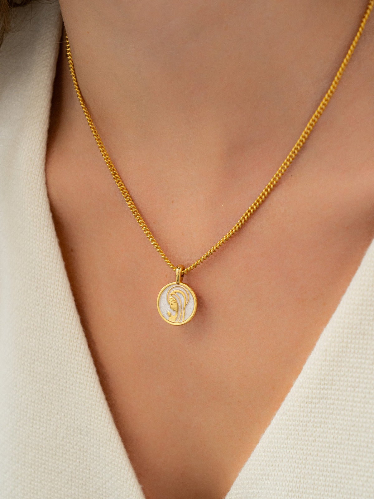 SET COLLAR+ARETE VIRGEN NACARAD AVEMARIA