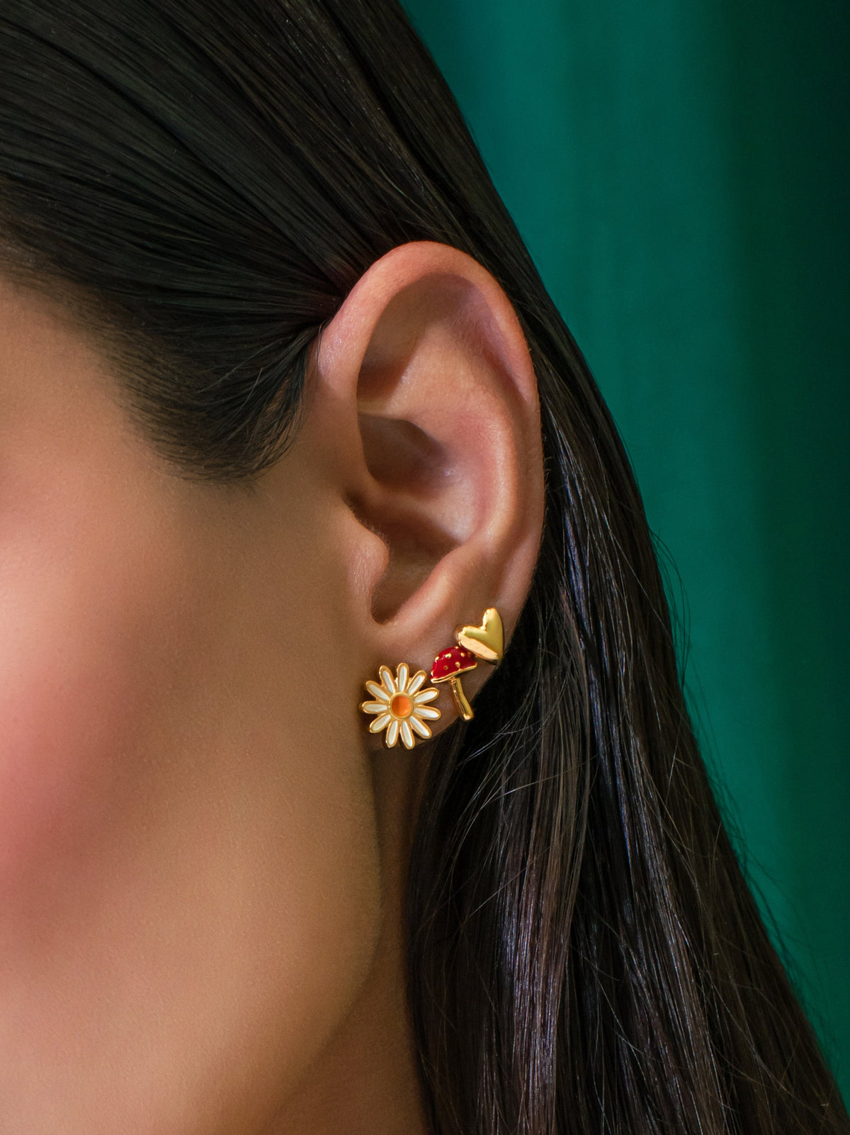 SET X 3 ARETES HONGO MARGARITA AVEMARIA