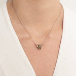 SET COLLAR+PULSERA HILO CON PIEDRA SEMIPRECIOSA WISH