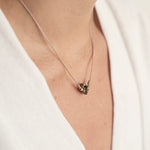 SET COLLAR+PULSERA HILO CON PIEDRA SEMIPRECIOSA WISH