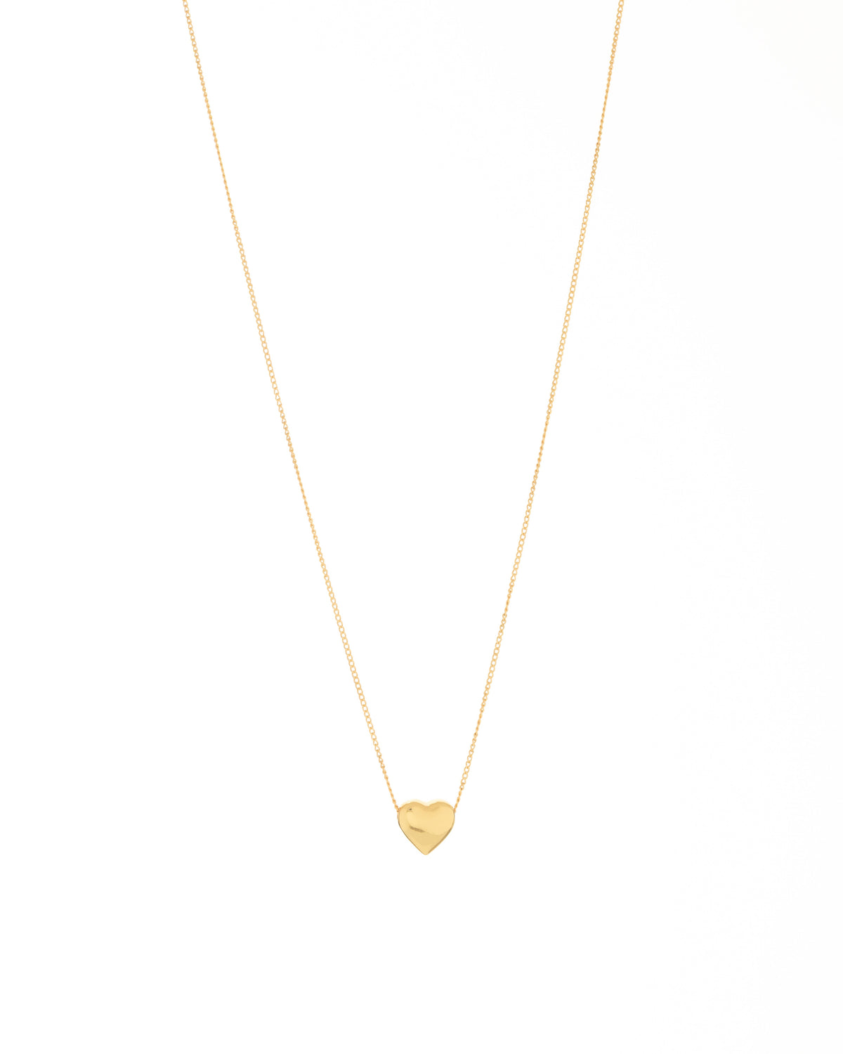 SET COLLAR + ARETE CORAZON LISO AVEMARIA