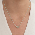 SET COLLAR+PULSERA HILO CON PIEDRA SEMIPRECIOSA WISH