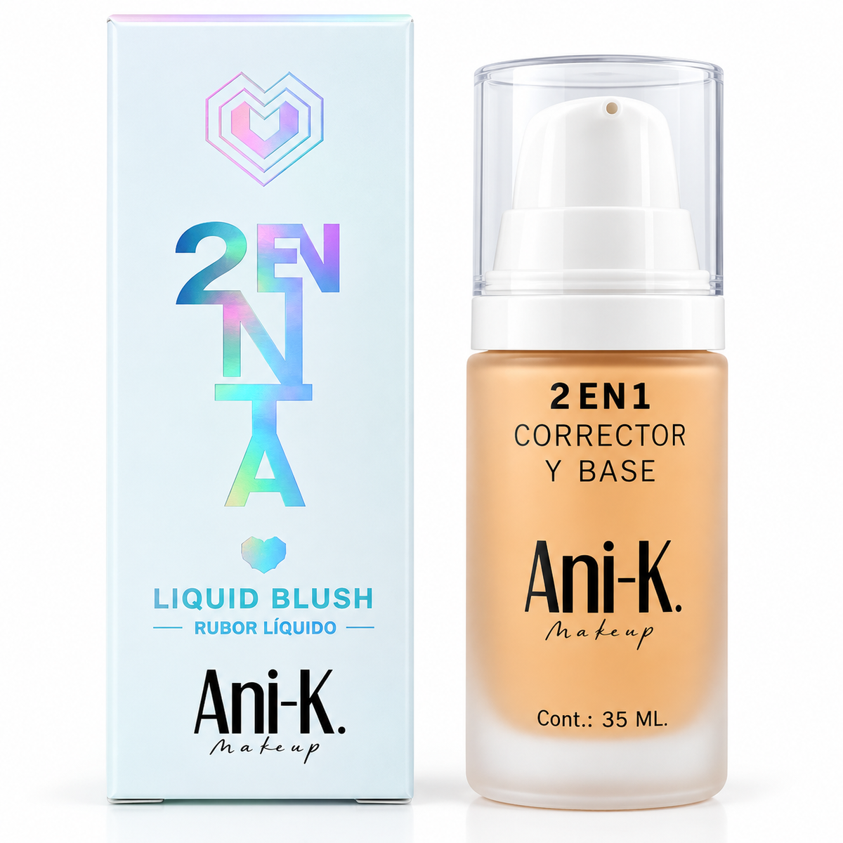 BASE Y CORRECTOR BONITA 2 EN 1 35ML ANI-K