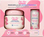 KIT CAPILAR RESCATE TOTAL LECHE Y PROTEÌNAS CLICK HACIR