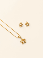 COLLAR + ARETE ESTRELLA RODIO MARTINA