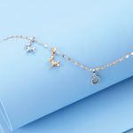 SET COLLAR+ARETES PERRITO 42CM RODIO MARTINA