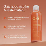 SHAMPOO MIX DE FRUTAS PROTECCIÓN Y REPARACIÓN 500ML OLÉ