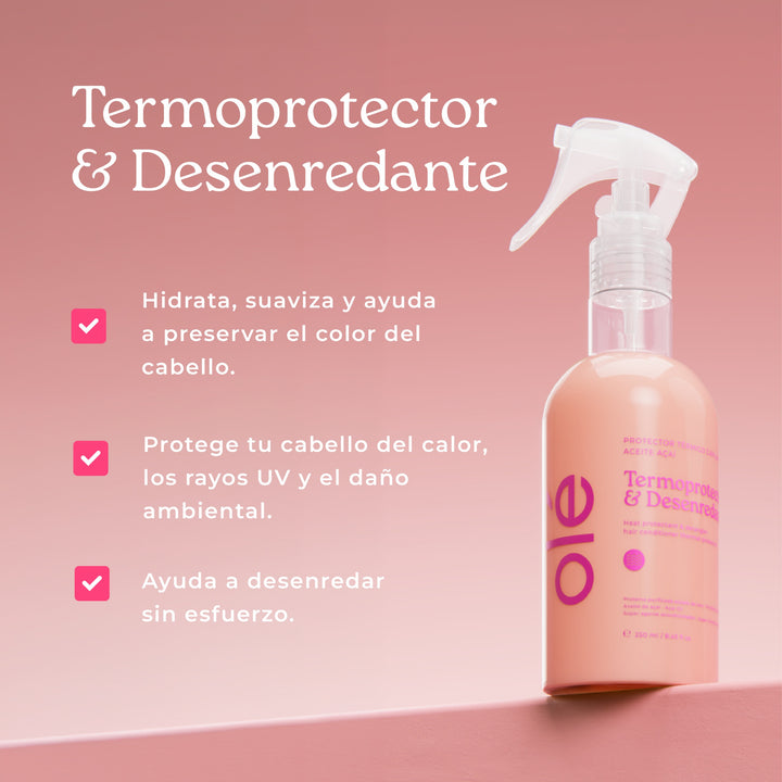 TERMOPROTECTOR Y DESENREDANTE 250ML OLÉ