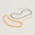 TOBILLERA DIAMANTADA 25CM RODIO MARTINA