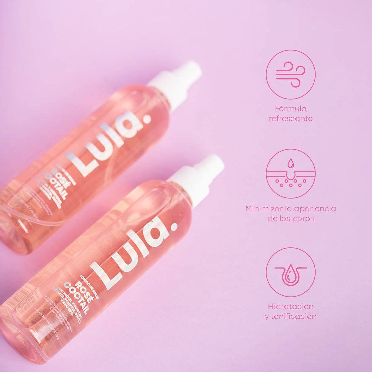 TONICO DE ROSAS ROSE COCTAIL 250ML LULA