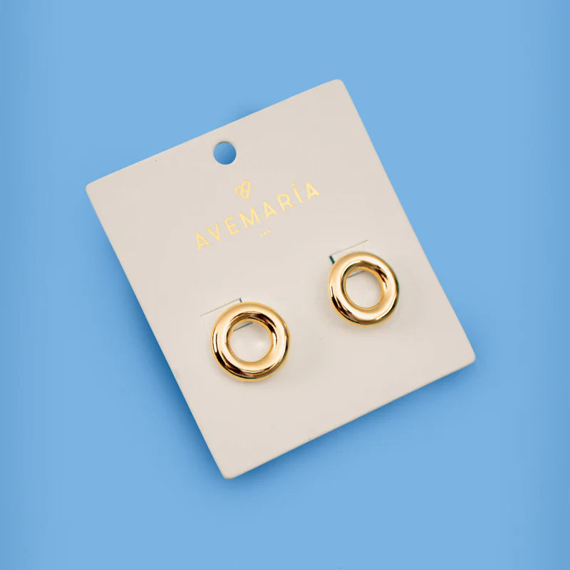 TOPO BOLA GRUESO GRANDE BAÑO DE ORO/PLATA AVEMARÍA