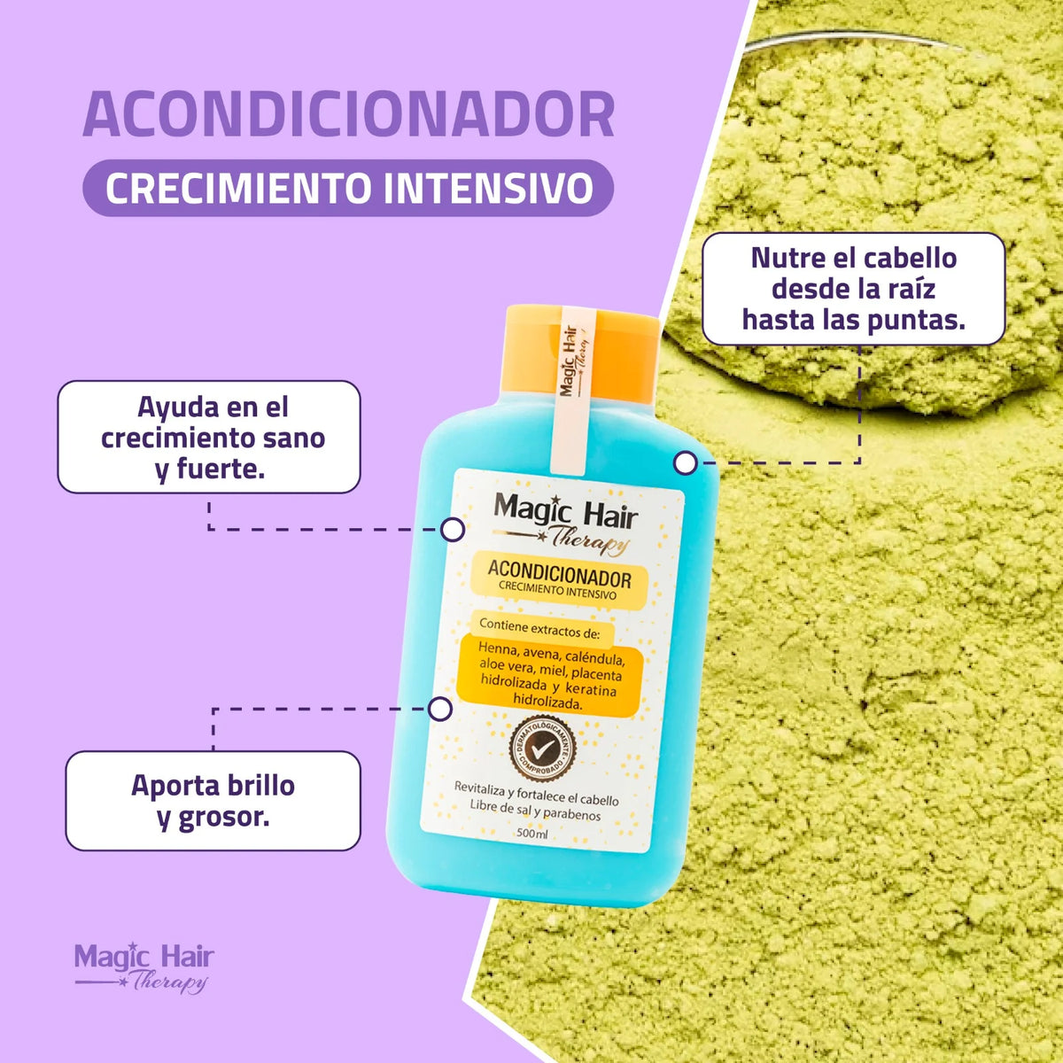 ACONDICIONADOR CRECIMIENTO INTENSIVO 500ML MAGIC HAIR