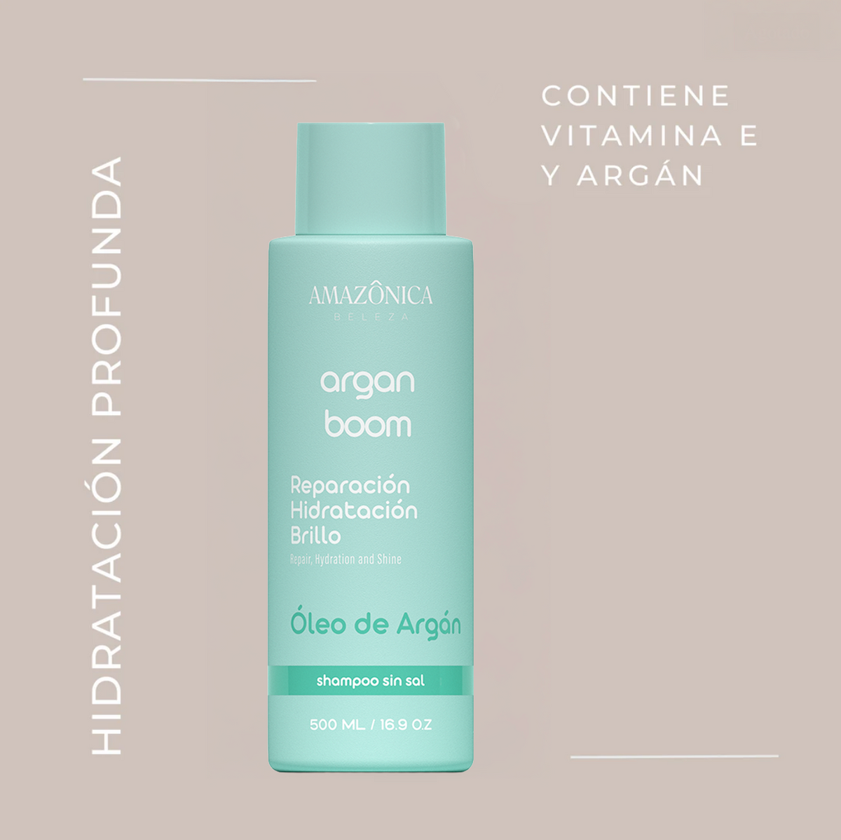 SHAMPOO ARGAN BOOM 500ML AMAZONICA