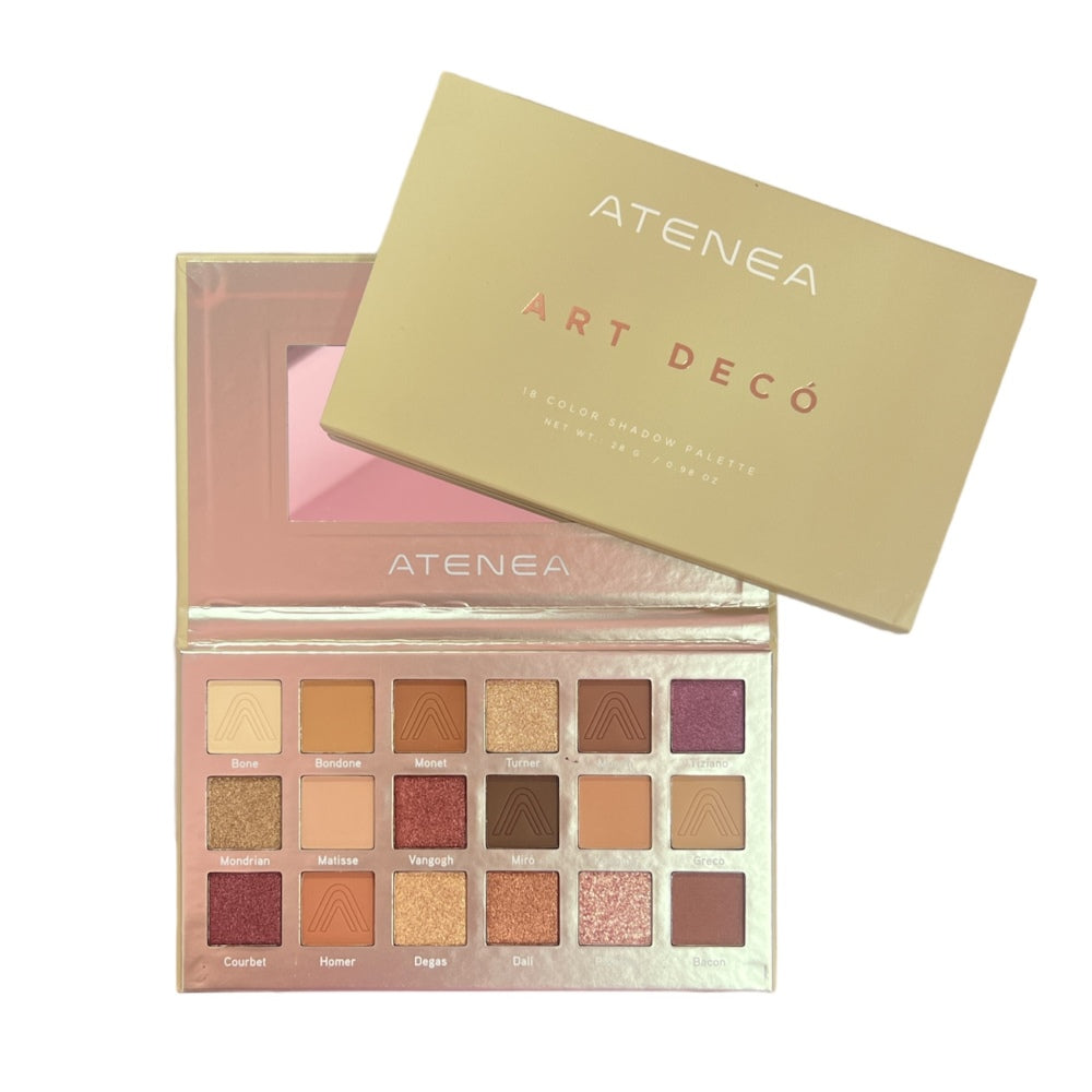 PALETA DE SOMBRAS DE OJOS ART DECO X18 28G ATENEA