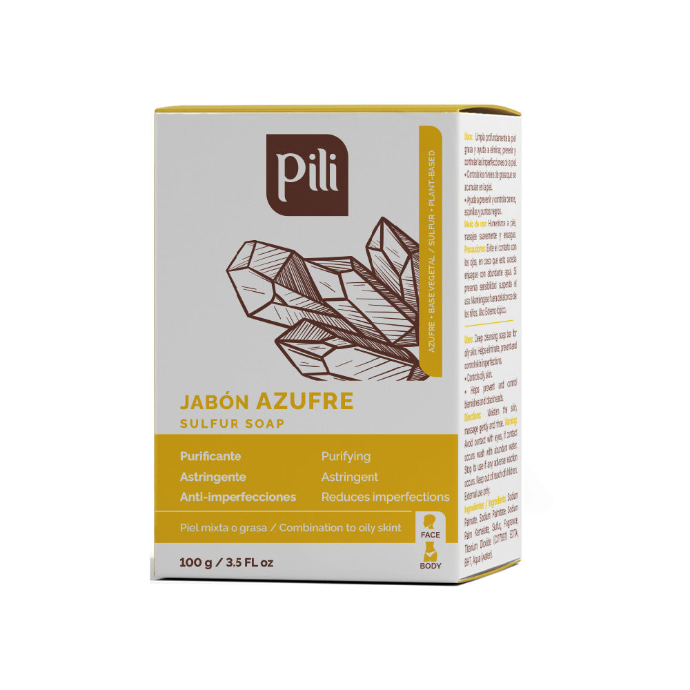 JABÓN DE AZUFRE 100G PILI