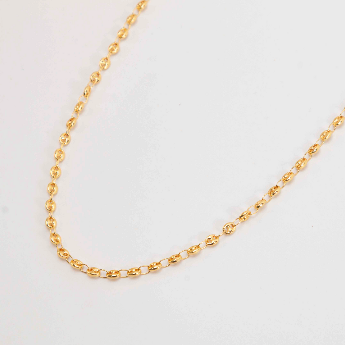 CADENA TEJIDO GUCCI 43.5CM RODIO MARTINA