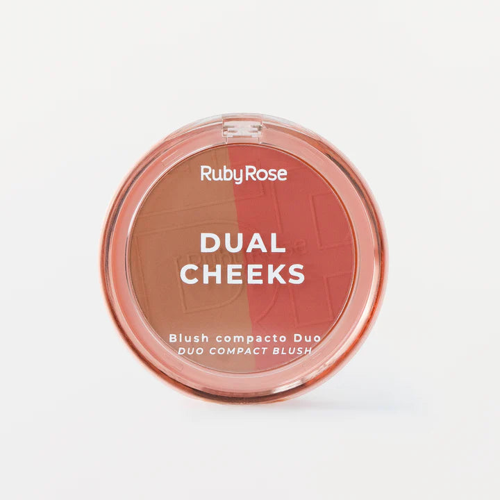 RUBOR COMPACTO DUAL CHEEKS 8.1G RUBY ROSE